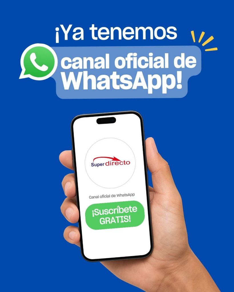 ¡Superdirecto lanza su canal oficial de WhatsApp!